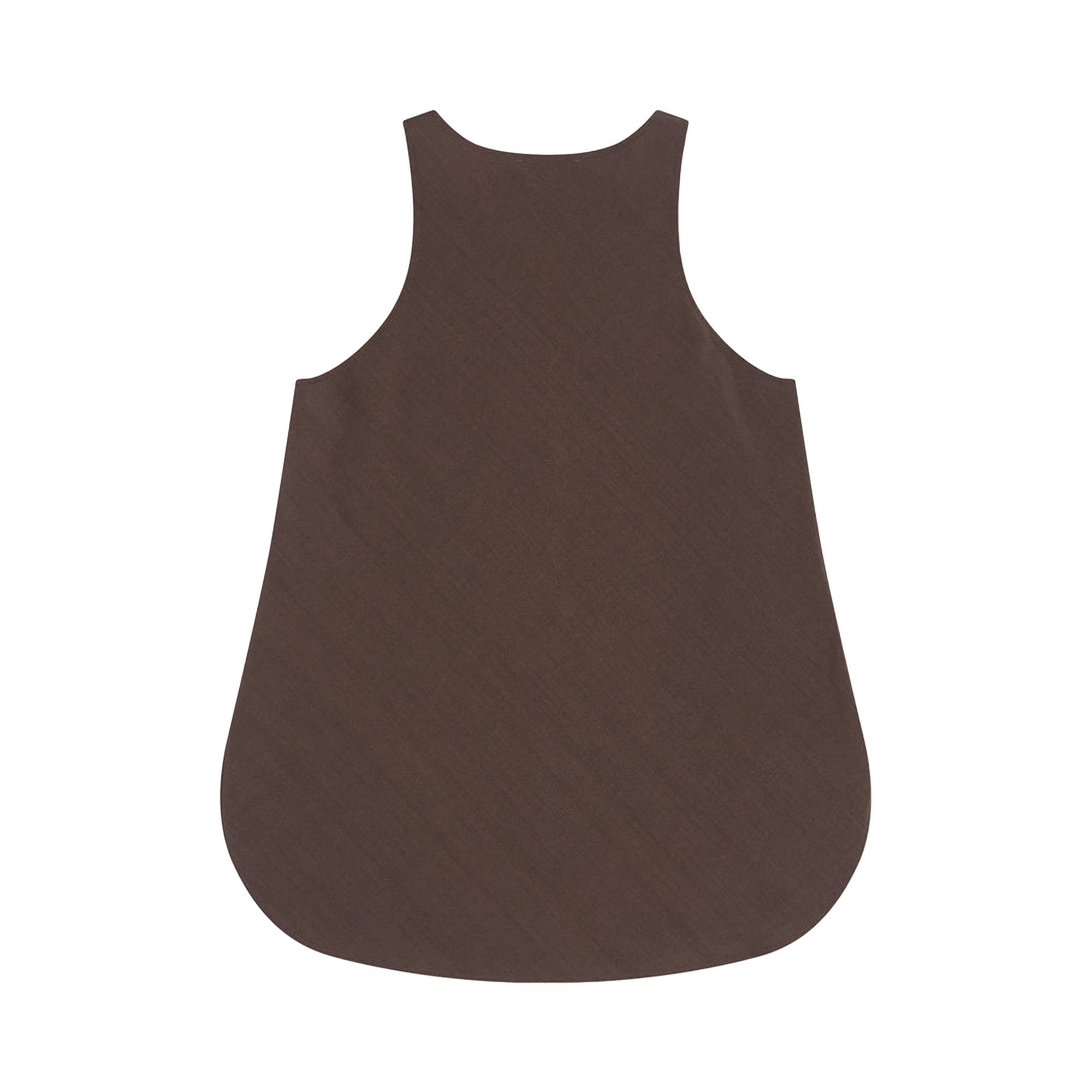 Lemaire Bias Cut Tank Top 'Walnut' - 2