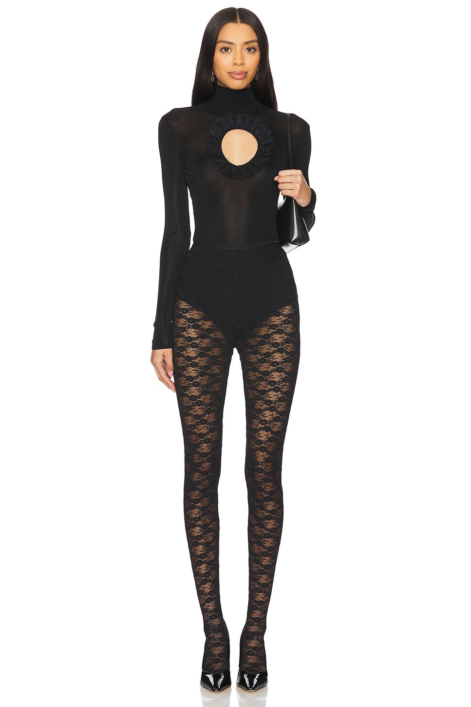 x Christopher Kane Lace Tights - 2