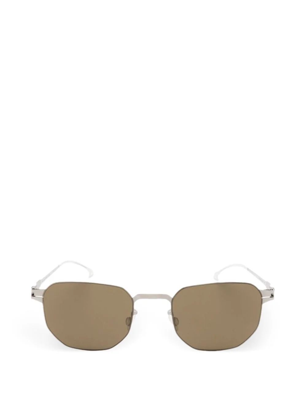 Bijan geometric-frame sunglasses - 1