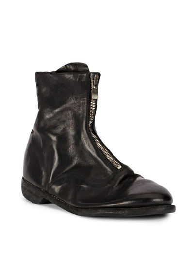 Guidi front zip ankle boots outlook