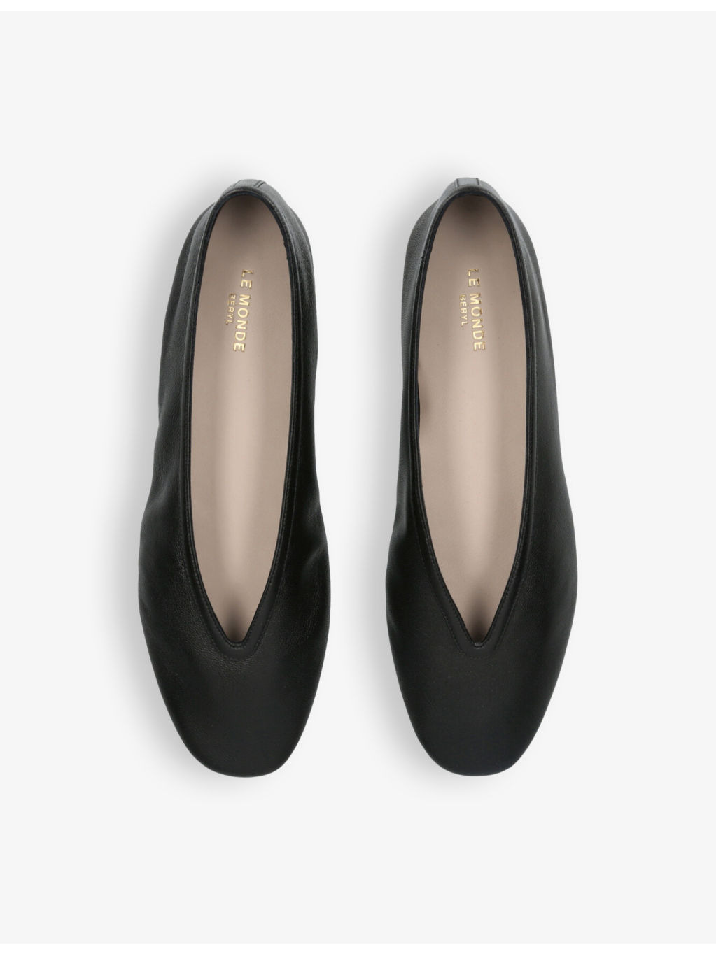 Luna pointed-toe leather pumps - 2