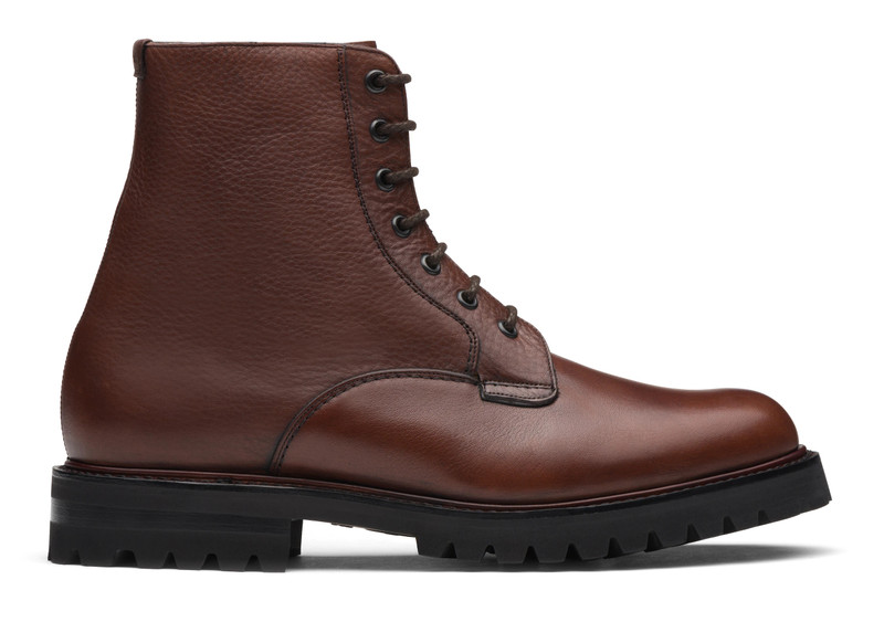 Coalport 2 Soft Grain Lace-Up Derby Burnt - 1