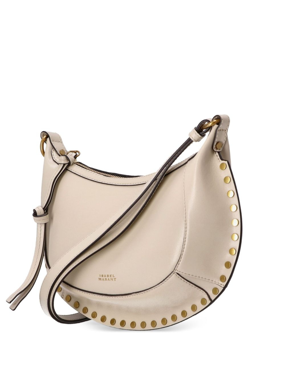 Oskan Moon crescent-shaped studded shoulder bag - 2