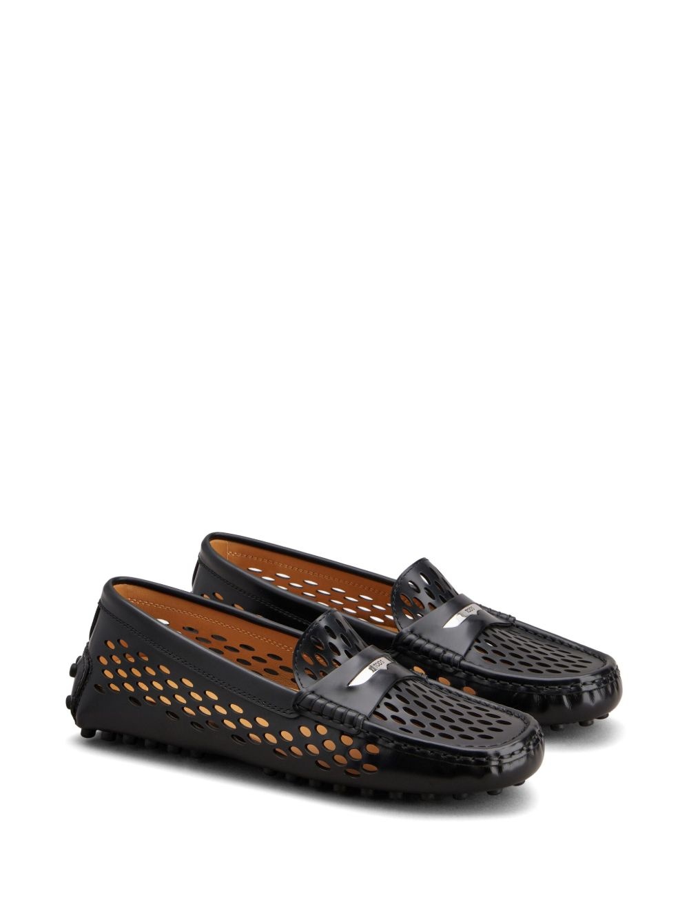 perforated loafers - 2