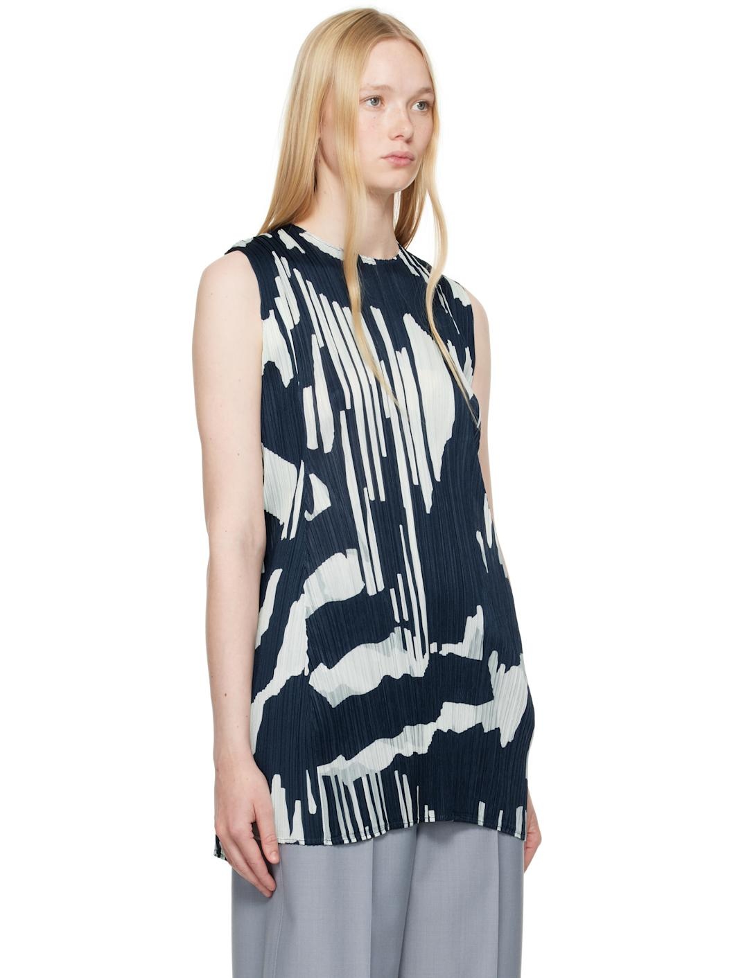 Blue Refraction Top - 2