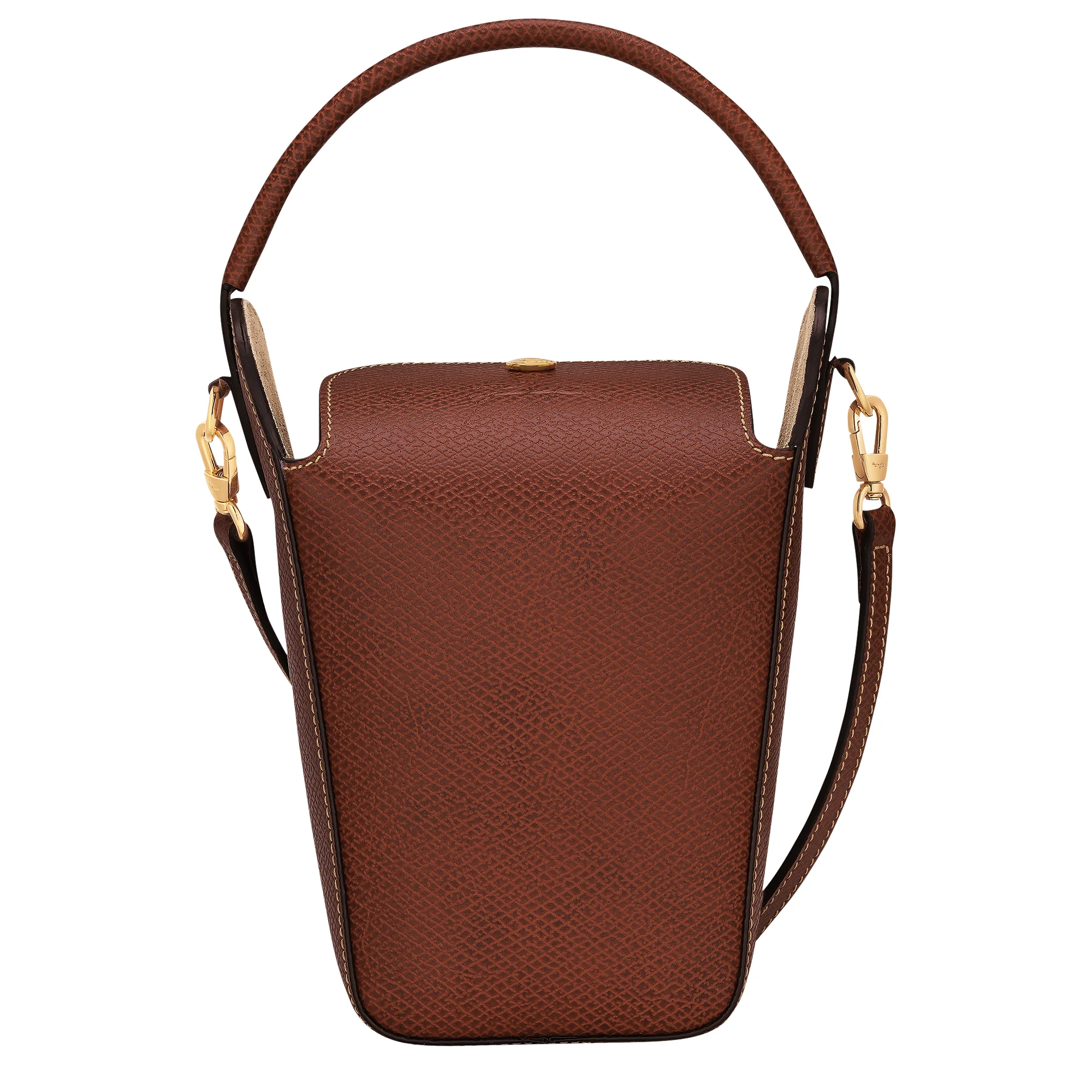 Épure Pop corn bag Brown - Leather - 1