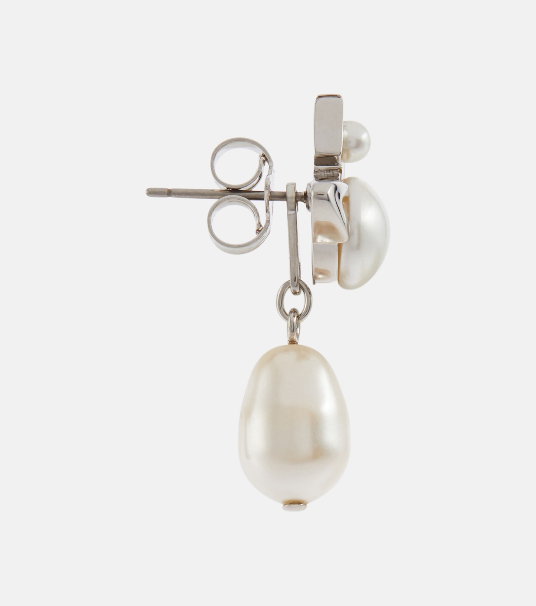Inass faux pearl drop earrings - 2