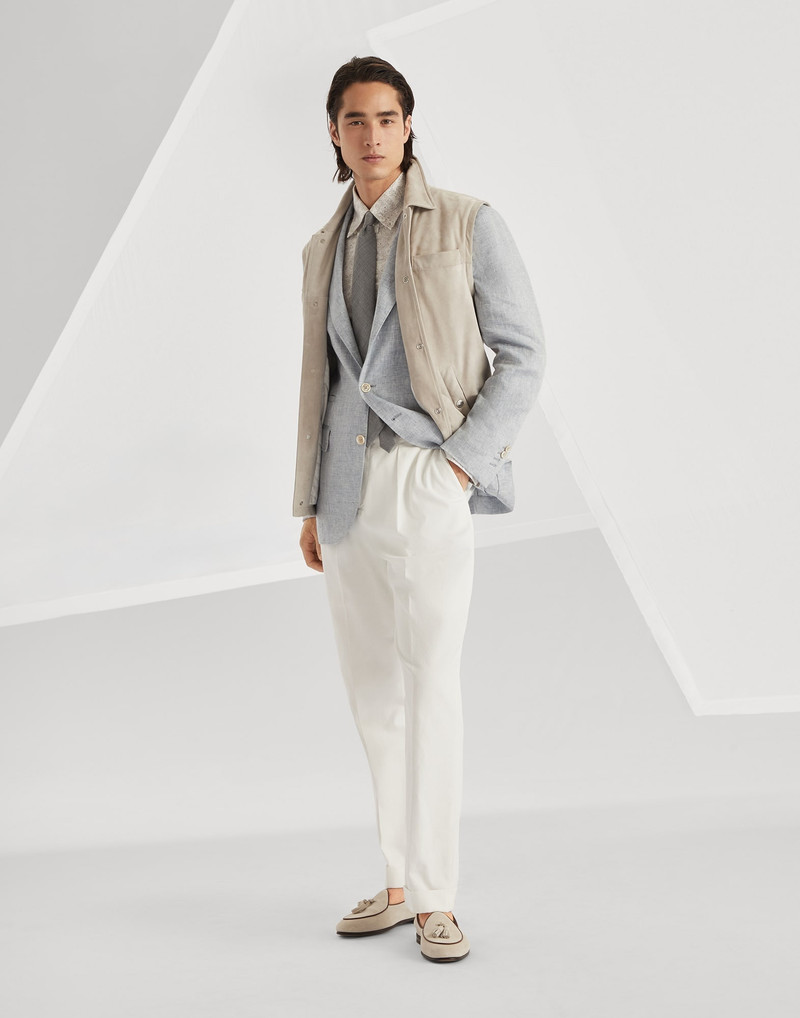 Délavé linen deconstructed blazer 5