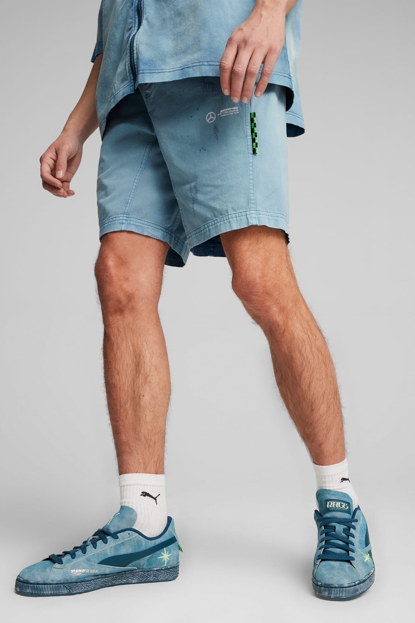 Mercedes-AMG Petronas F1® Team Crews Go Summer Men's Shorts - 3