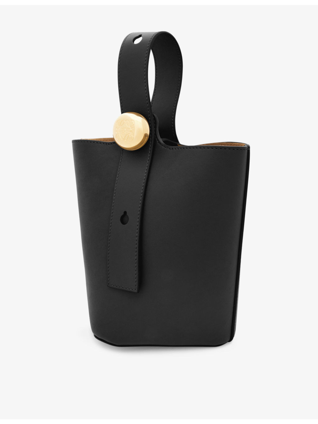 Pebble mini leather bucket bag - 5