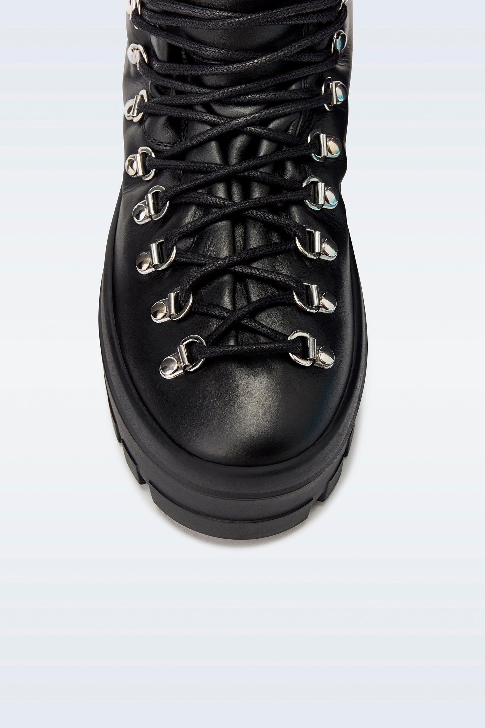 BAIN-M Leather mid-calf lace-up boots - 6