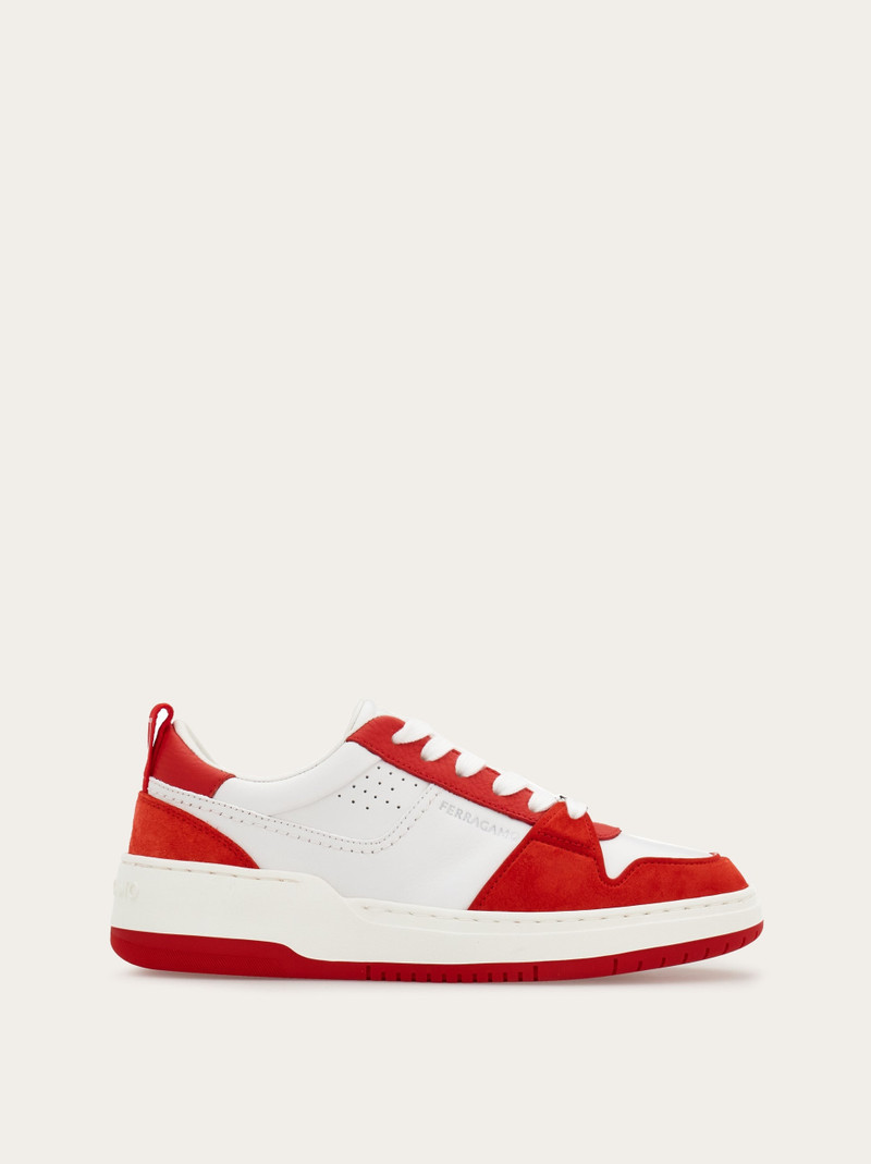 Suede patch skate sneaker 1