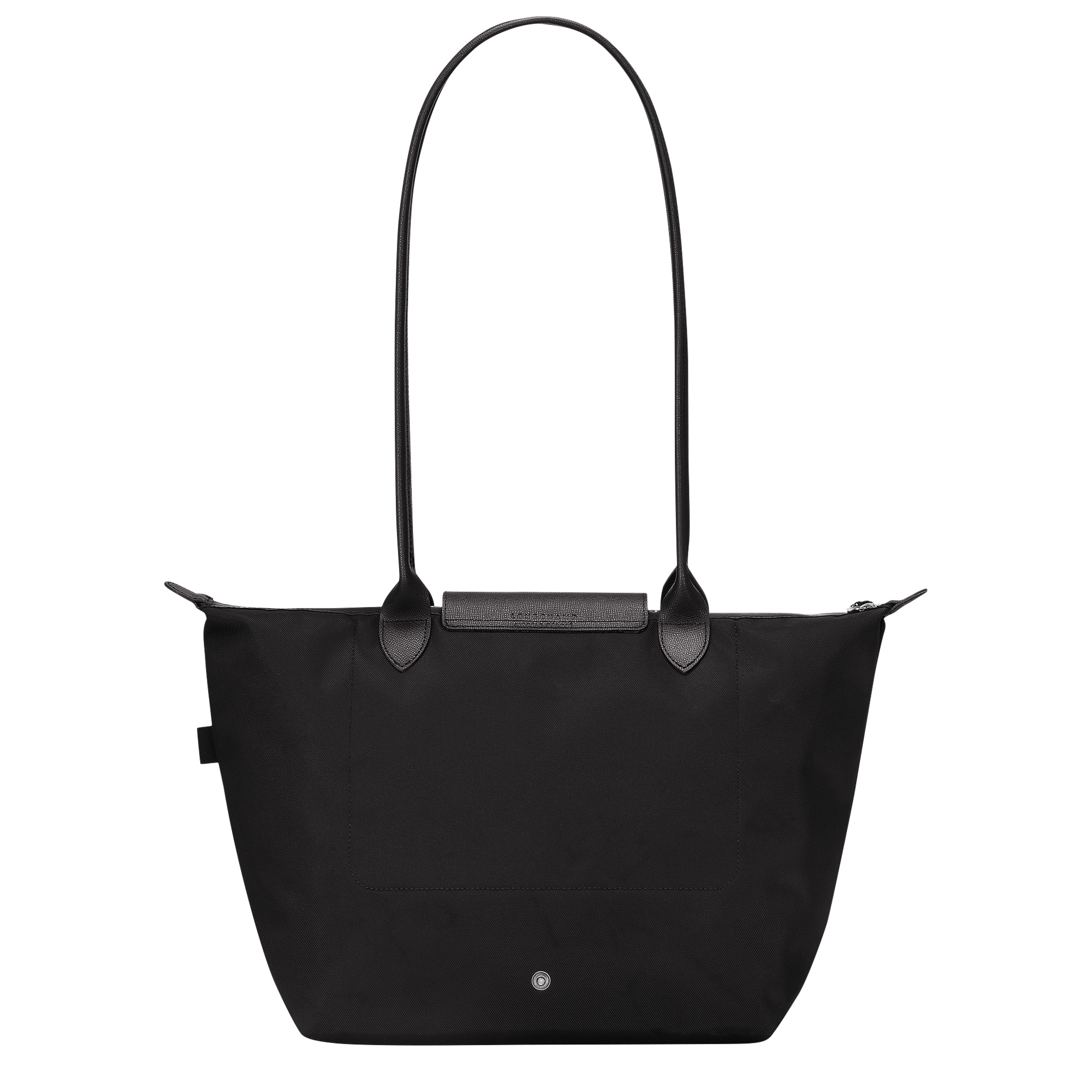 Le Pliage Green M Tote bag Graphite - Recycled canvas