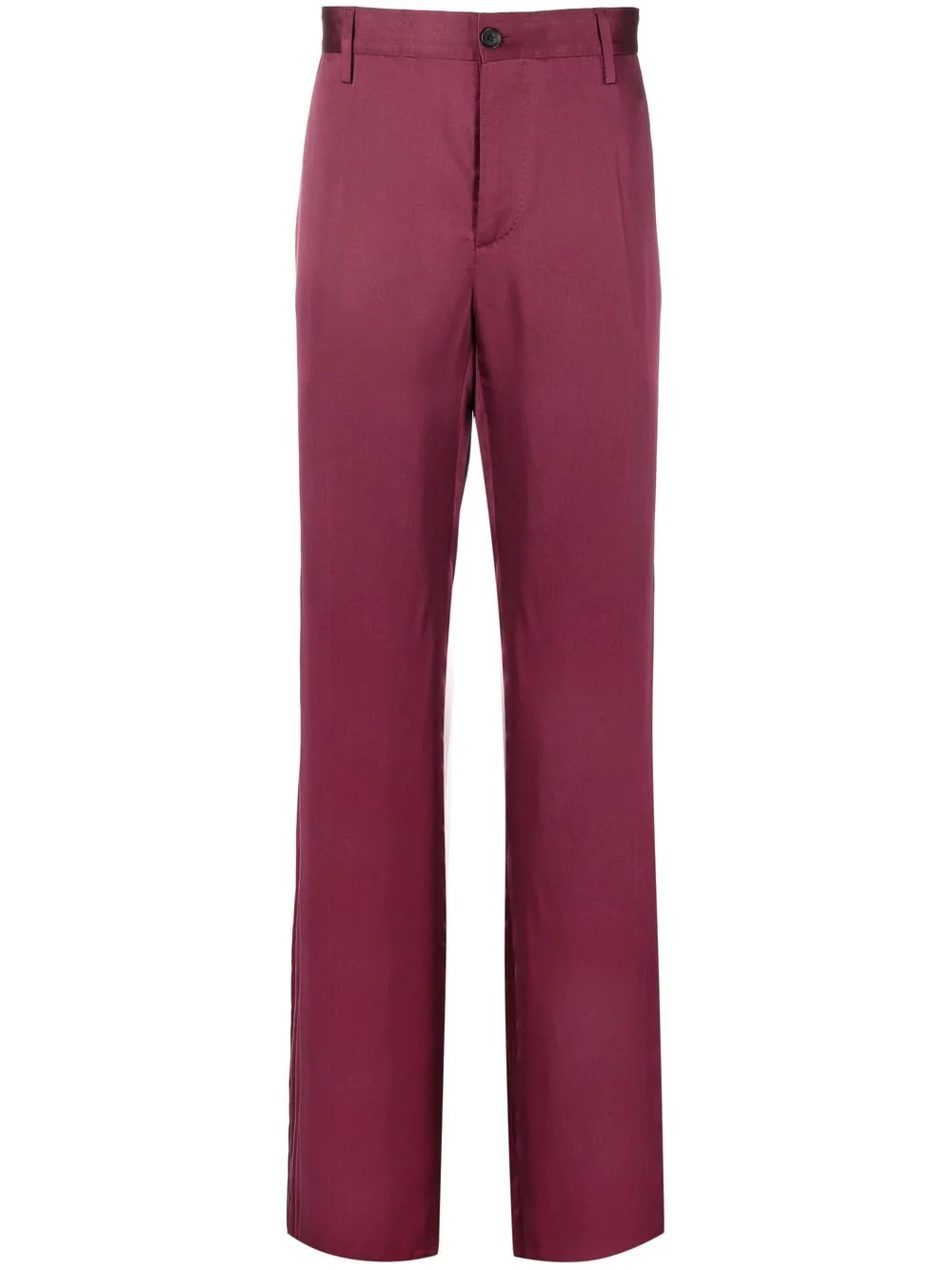 tailored straight-leg trousers - 1