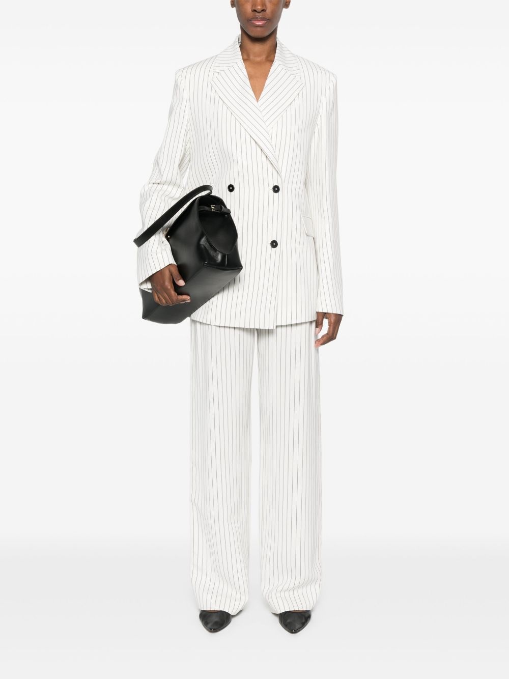 striped blazer - 2