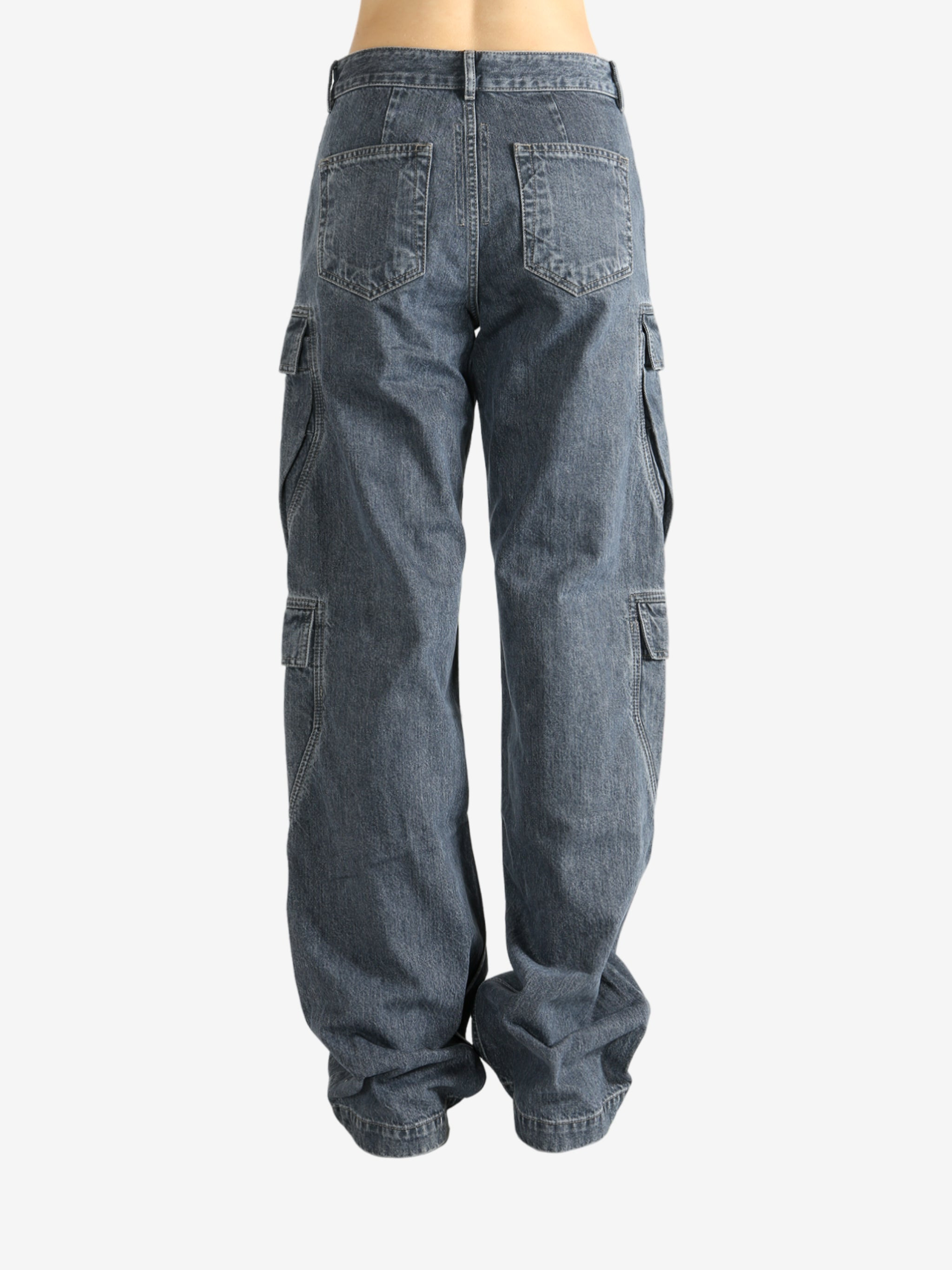 RICK OWENS DRKSHDW - Women Double Cargo Jeans - 3