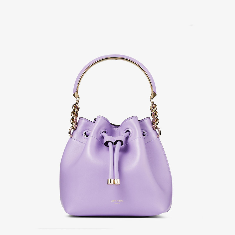 Bon Bon Bucket/s
Wisteria Soft Shiny Calf Leather Bucket Bag 1