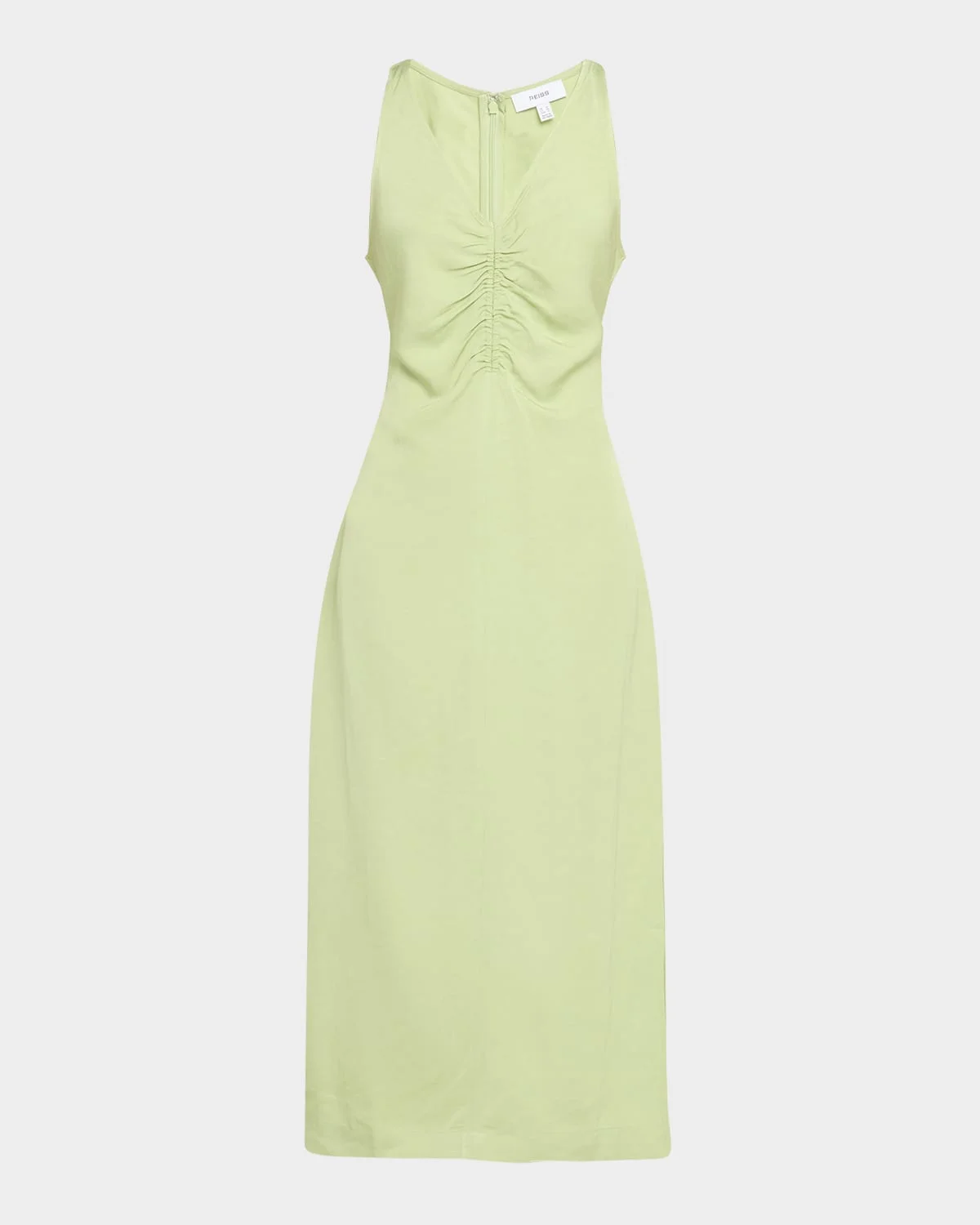 Pari Sleeveless Ruched Midi Dress - 1