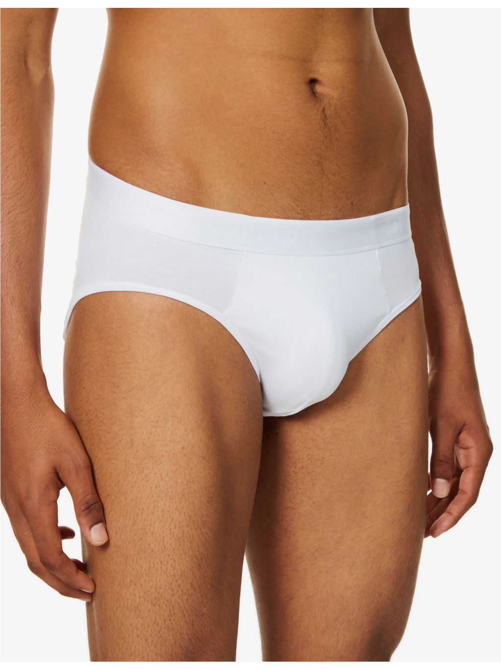 Jack branded-waistband stretch-cotton briefs - 4