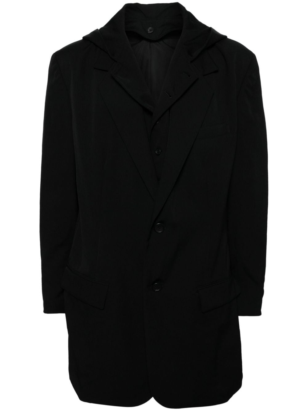 wool gabardine blazer - 1