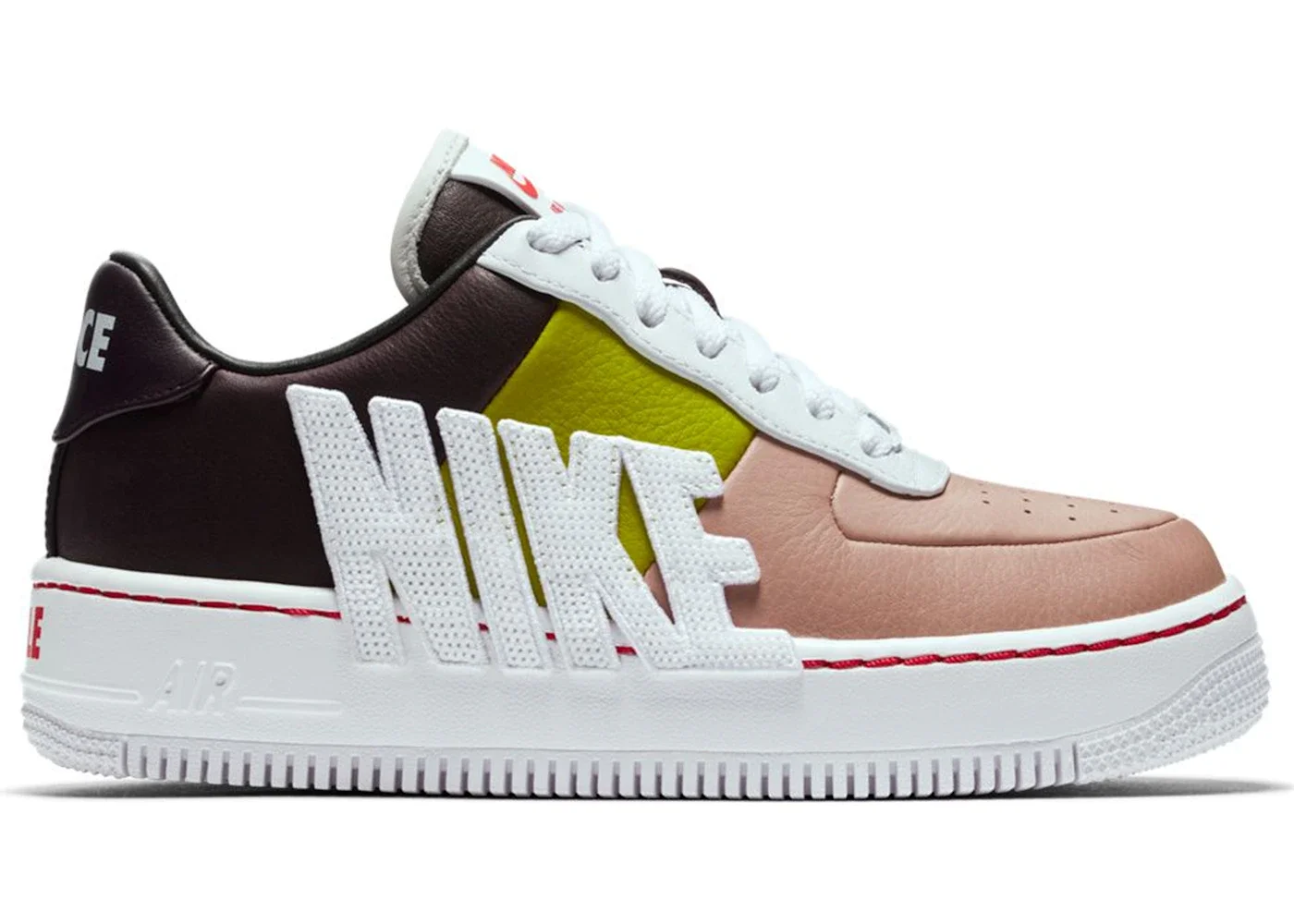 Nike Air Force 1 Upstep Force Is Female Port Wine Bright Cactus (Women's) - 1