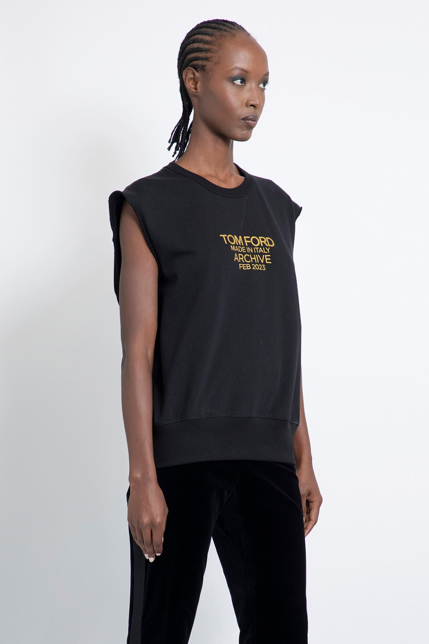 TOM FORD WOMAN BLACK SWEATSHIRTS - 2