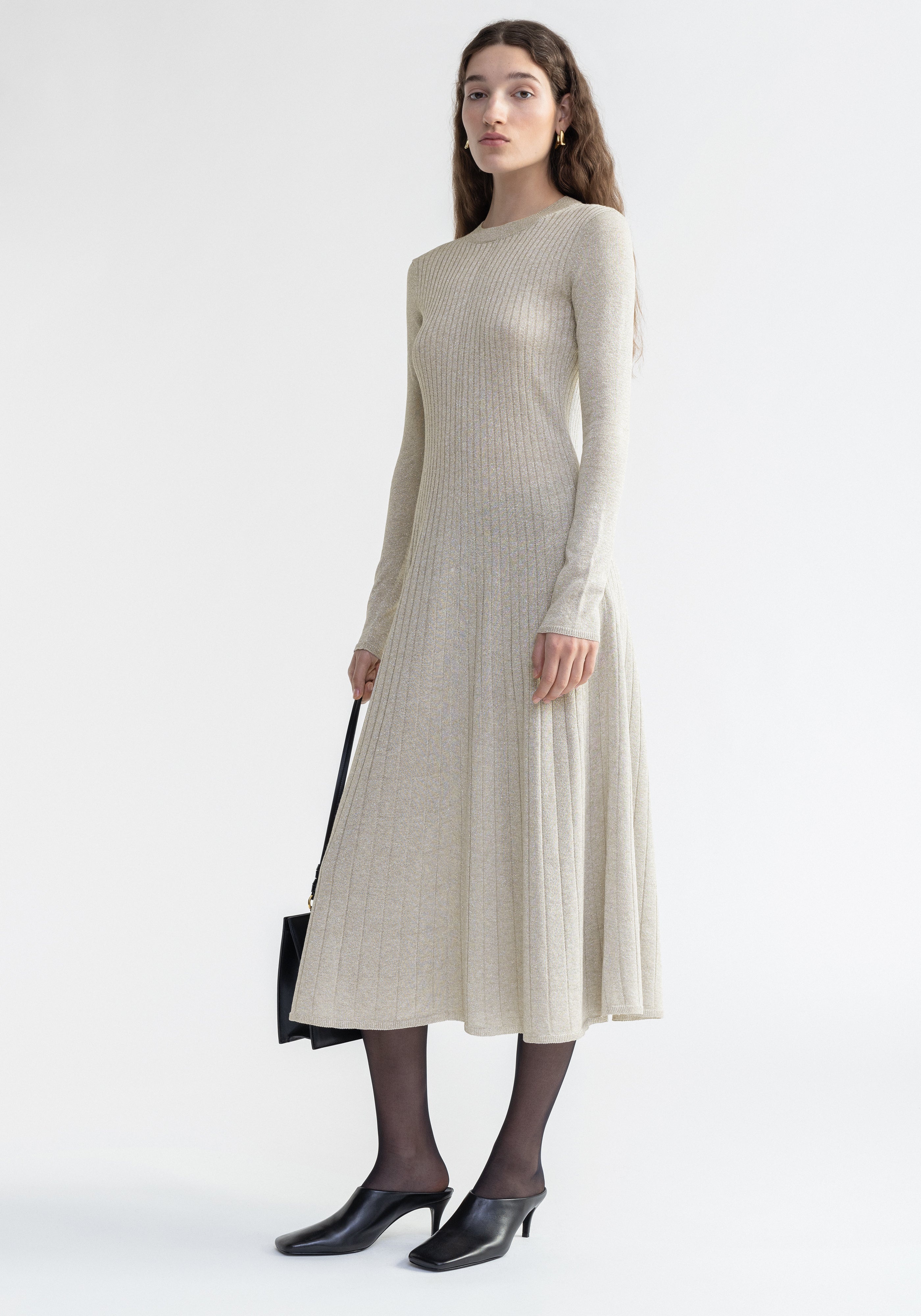 PAVLOVA
Sparkly ribbed midi dress - 2