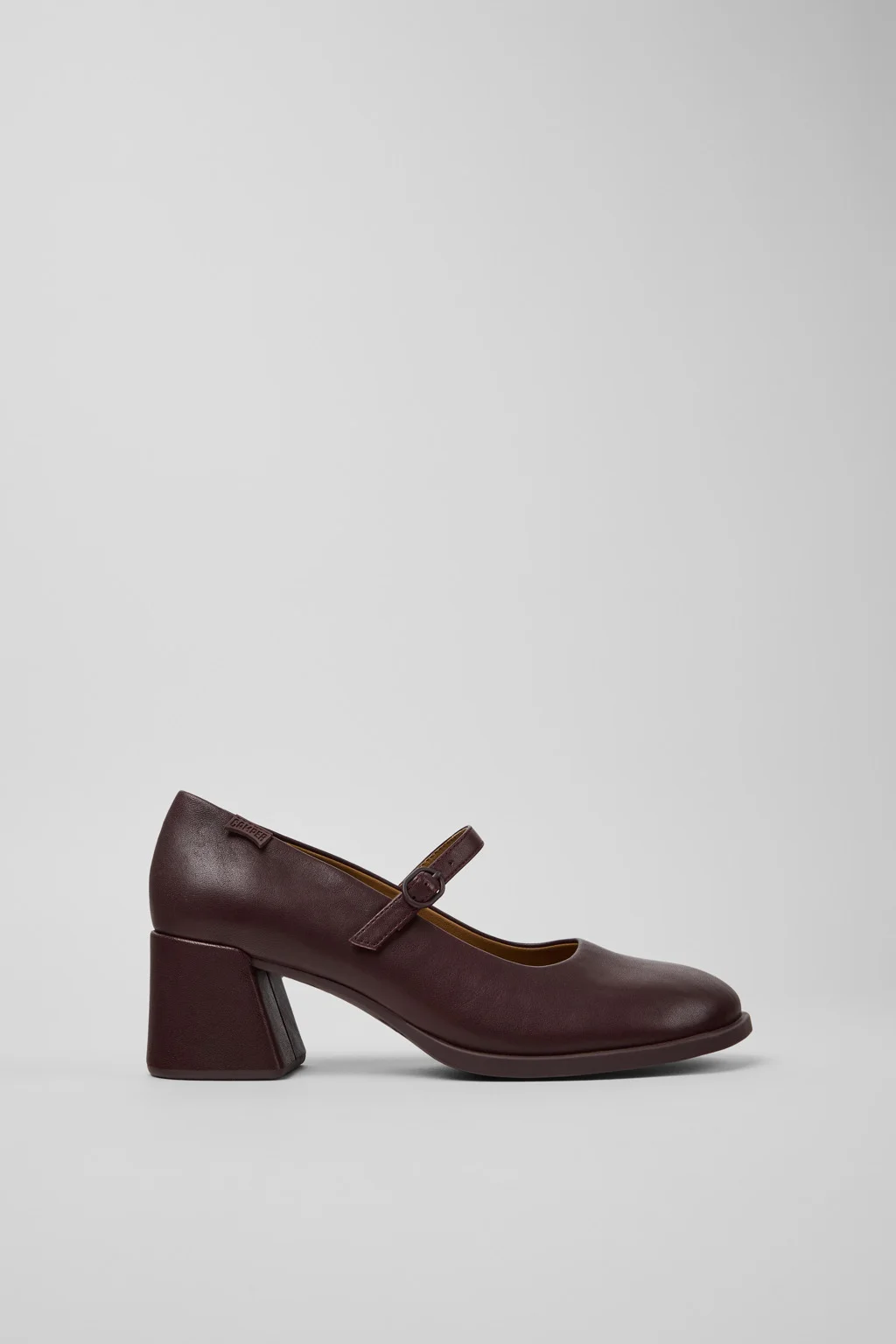 Kora Burgundy Leather Moccasins for Women. - 1
