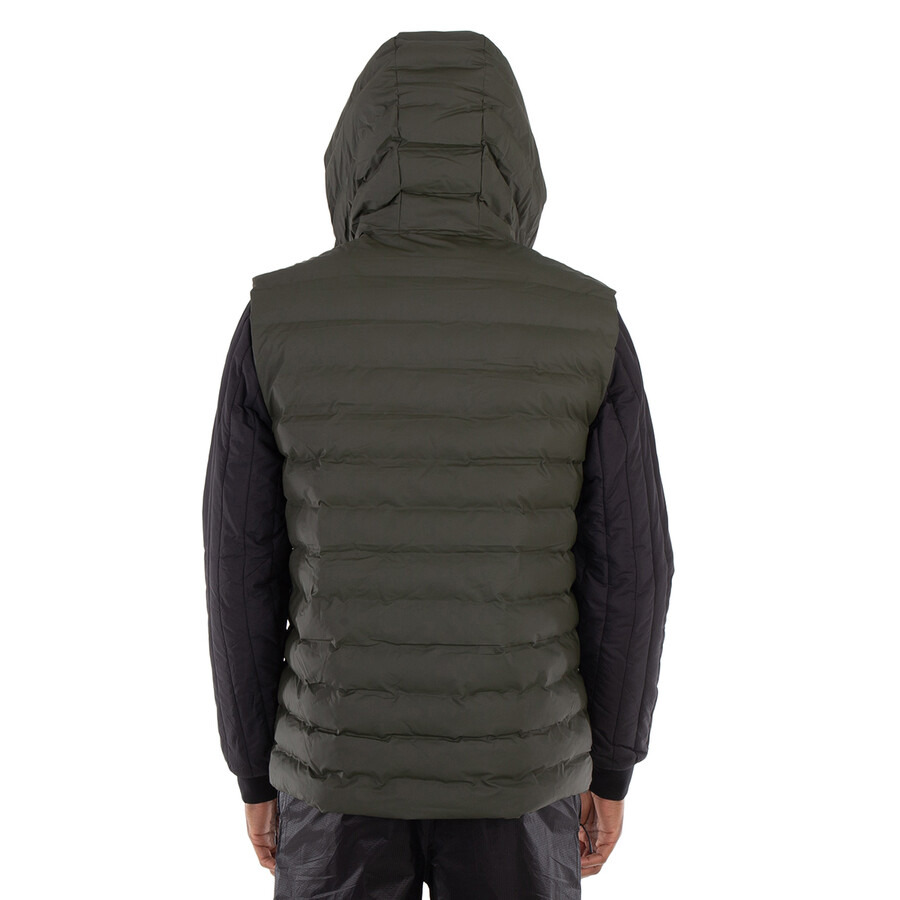 Rains Adjustable Hood Drawstring Sleeveless Jacket - 4