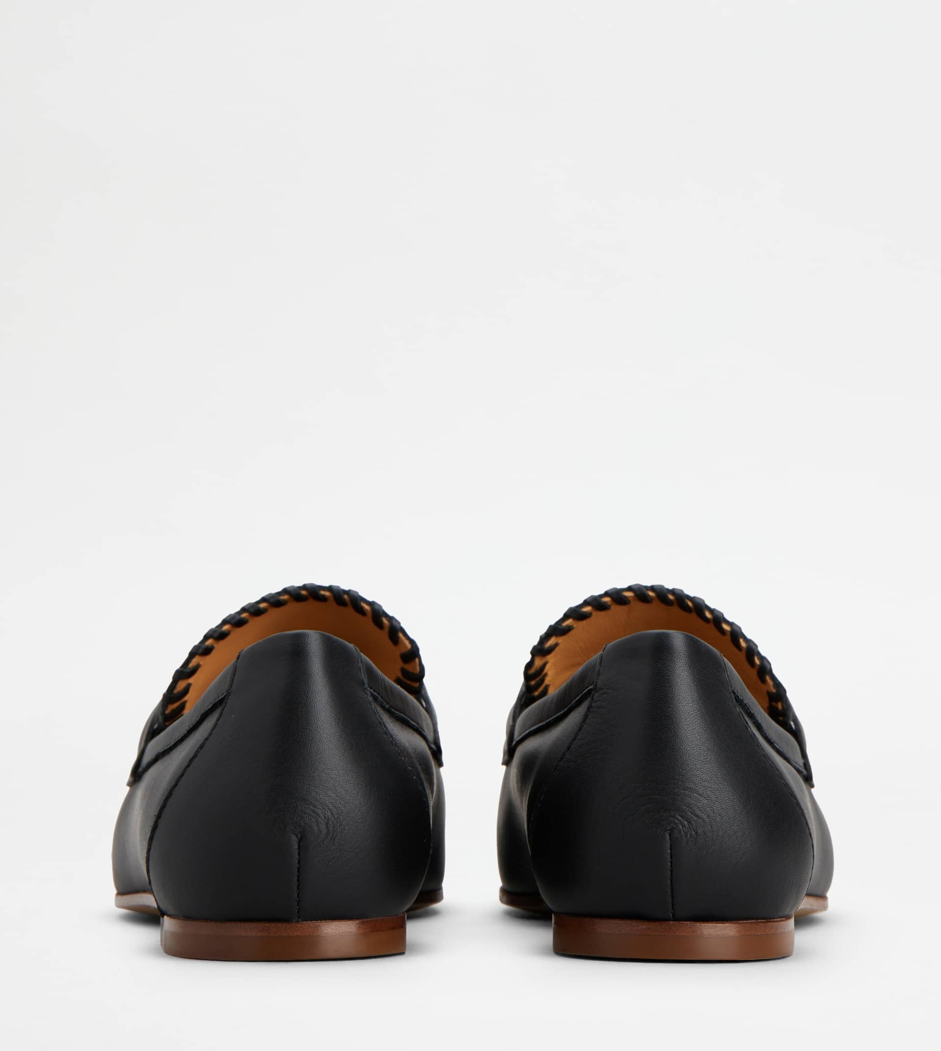 KATE LOAFERS IN LEATHER - BLACK - 2