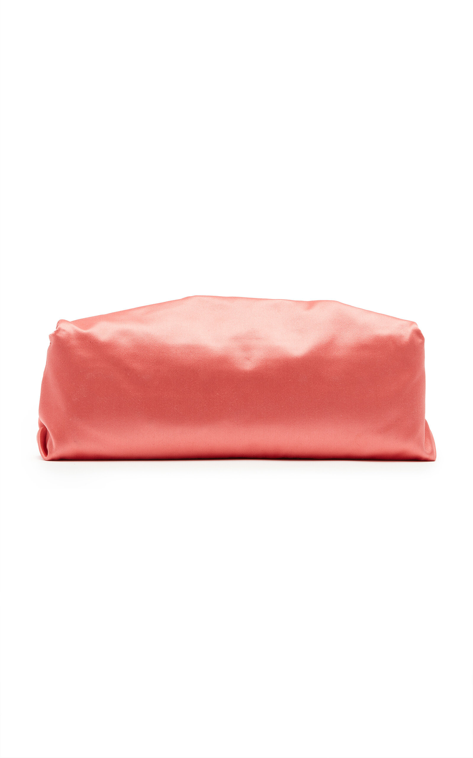 Bouquet Strass-Embellished Buckle Satin Clutch orange - 4