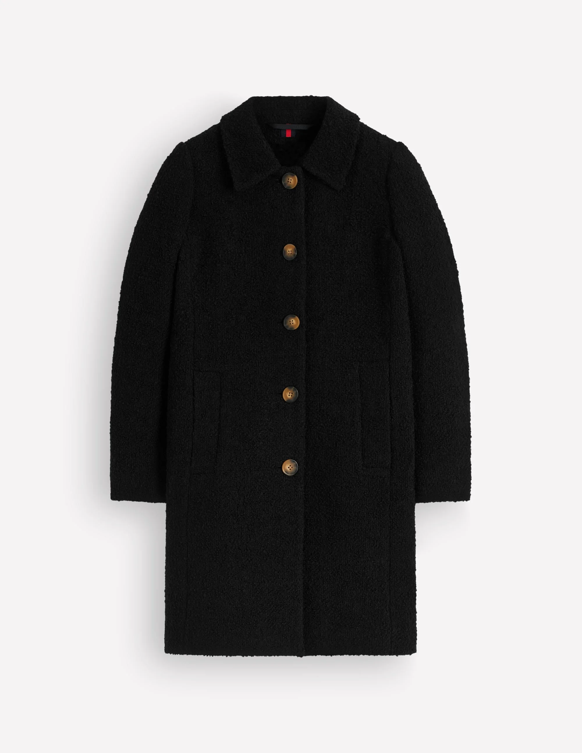 Aylesford Wool Coat-Black - 1