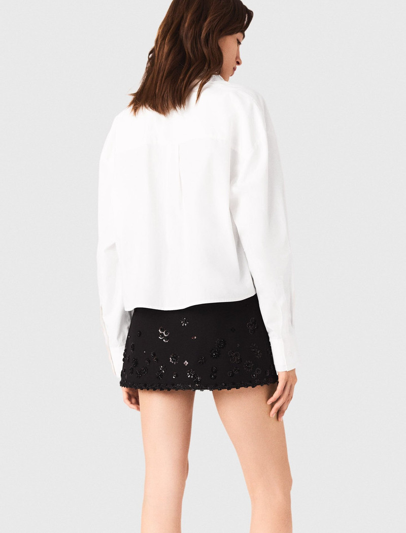 Embroidered skort 4