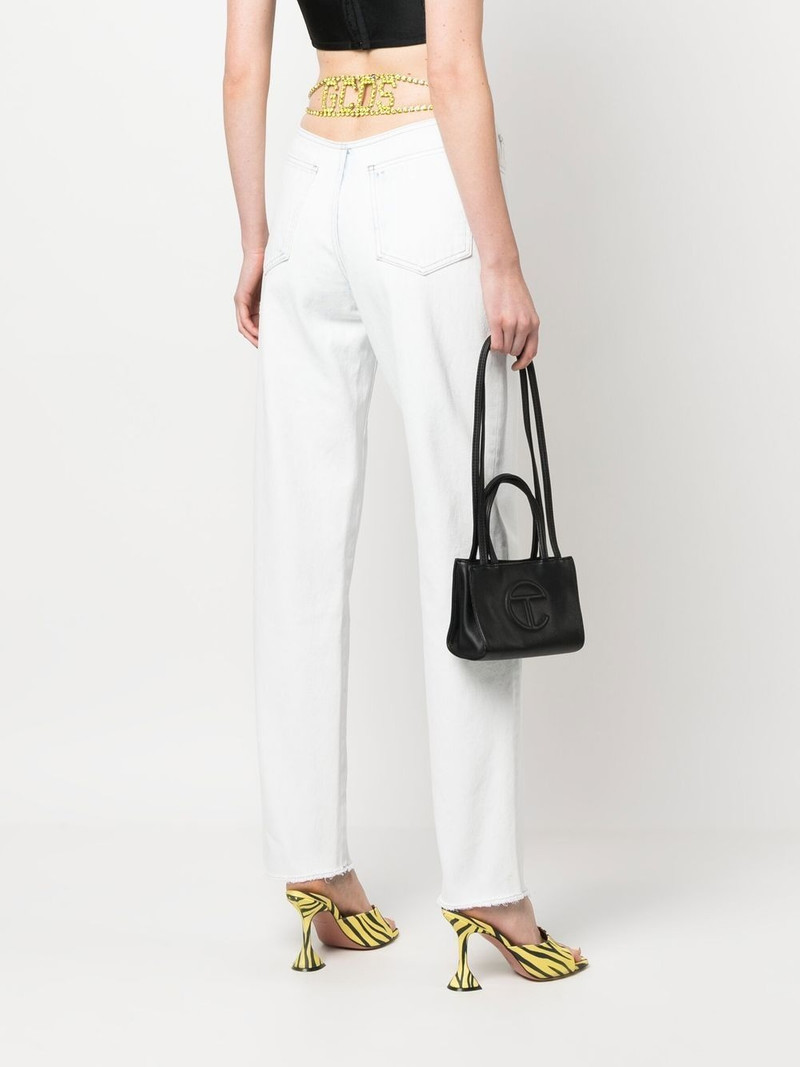 GCDS Bling logo-embellishment jeans outlook