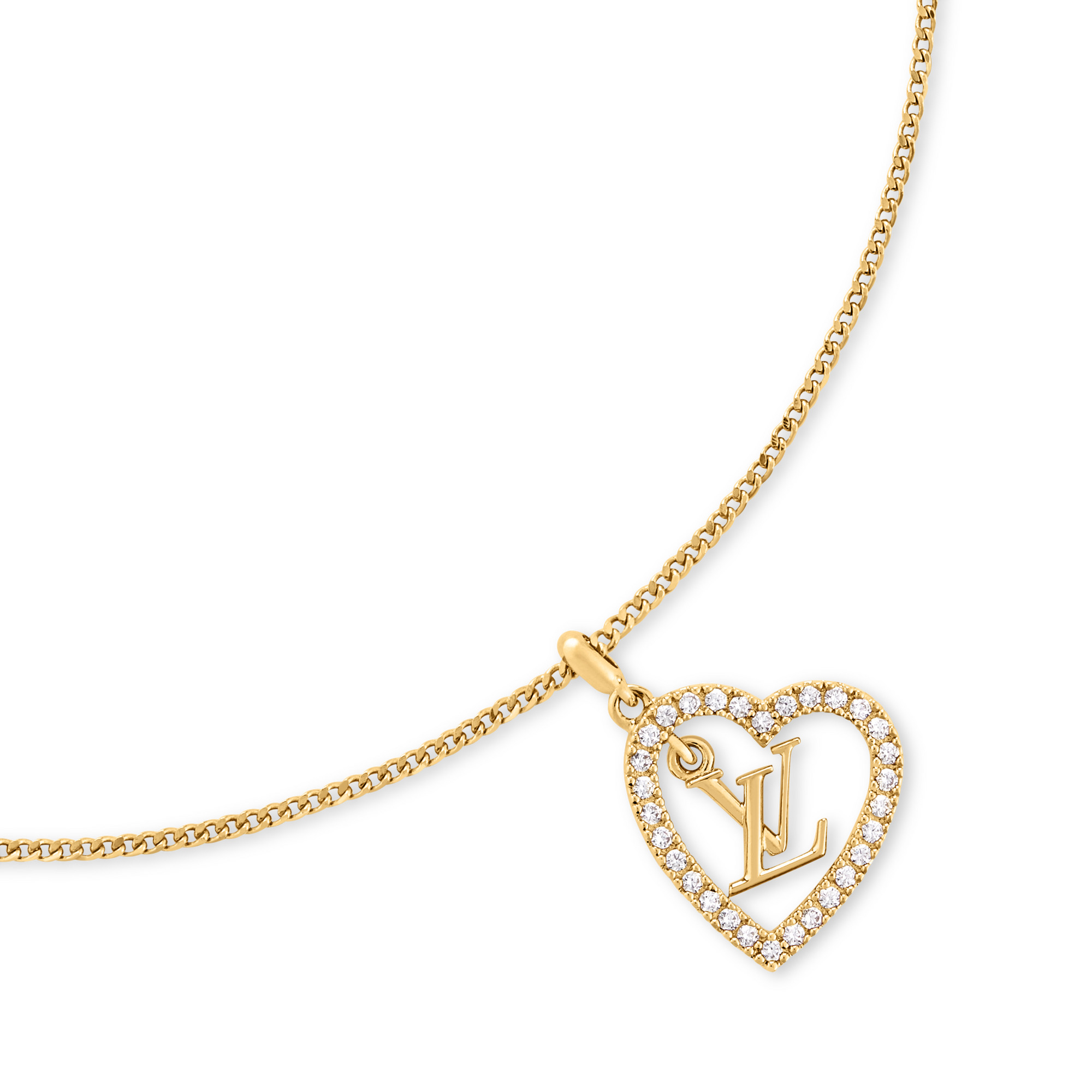 My LV Heart Necklace - 2