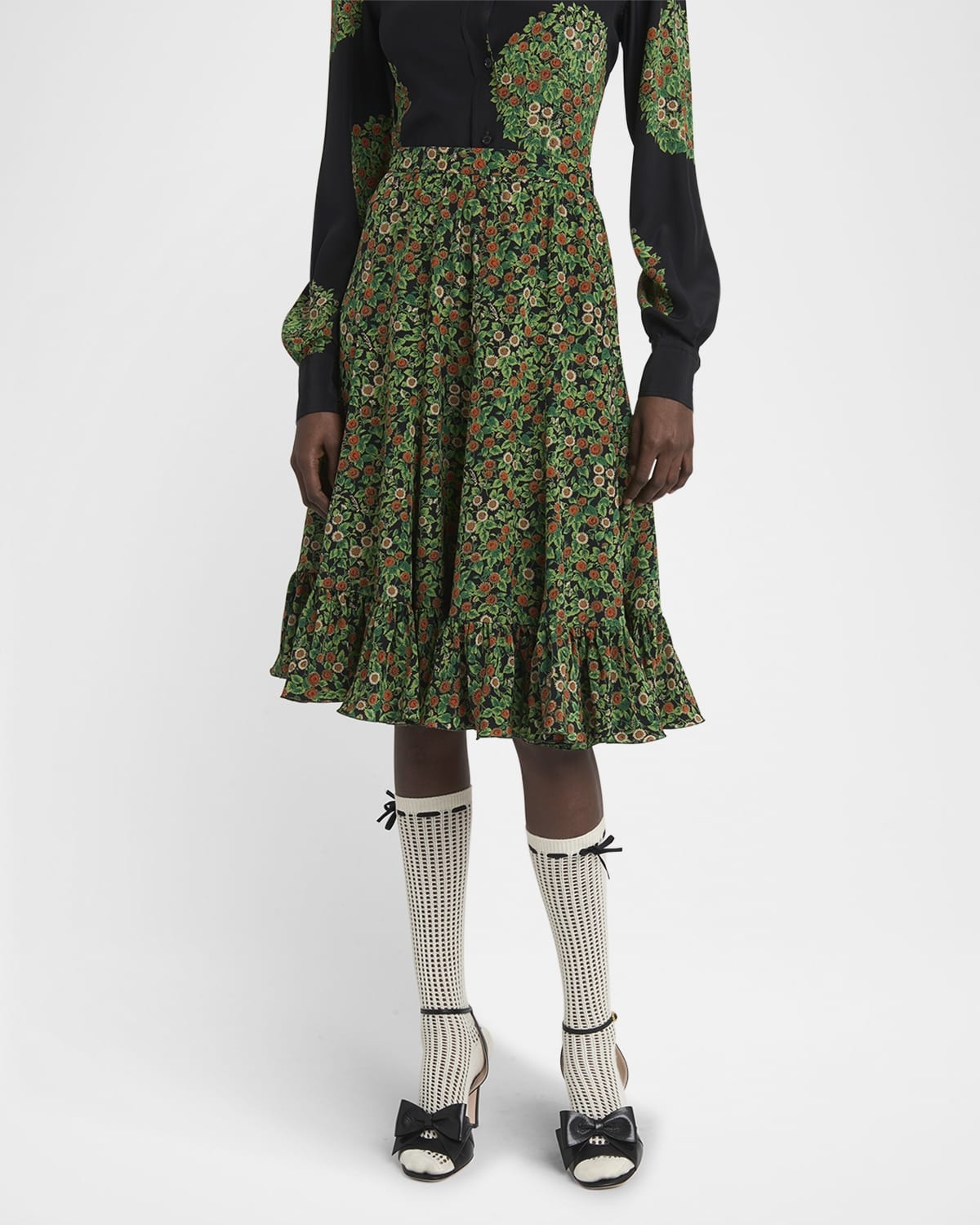 Petales Damour Margherita Ruffle Skirt - 4