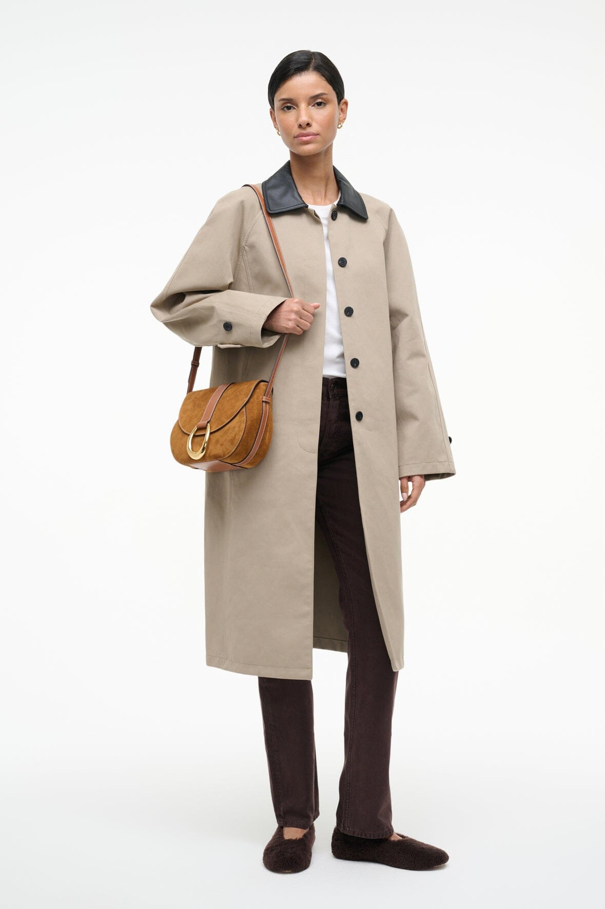 STAUD BELLA SADDLE BAG TAN - 6