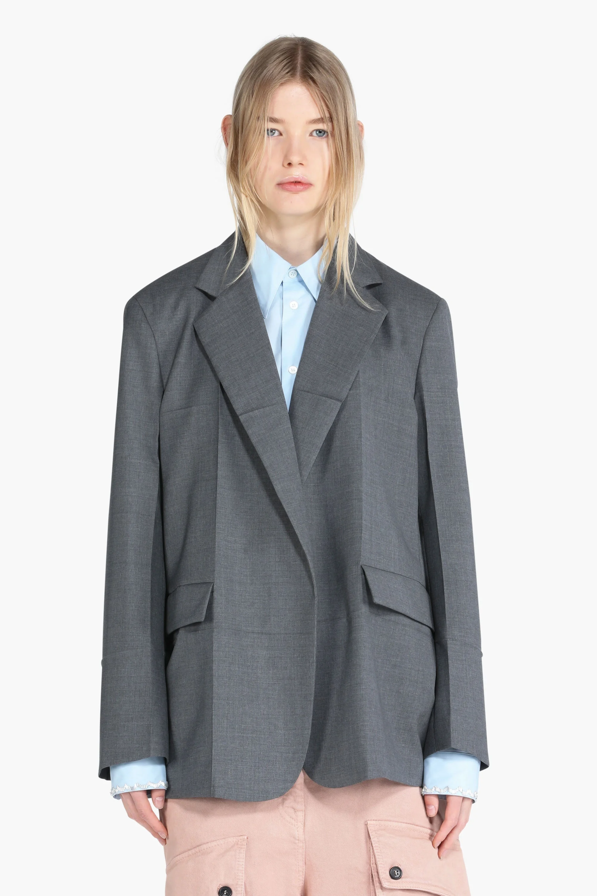 TAILORED WOOL BLAZER - 1
