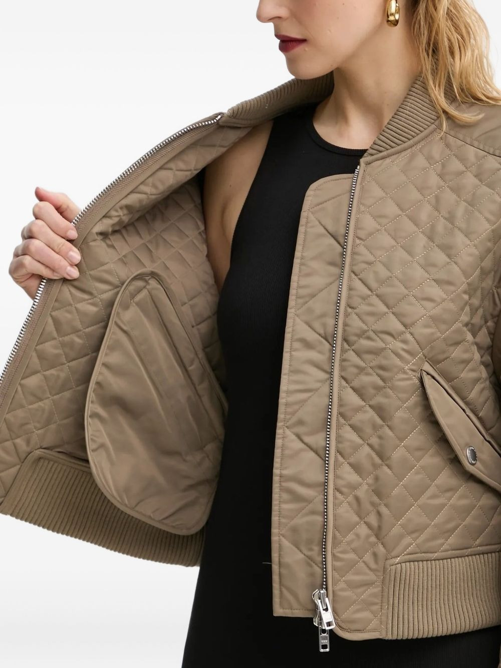 quilted bomber jacket - 5