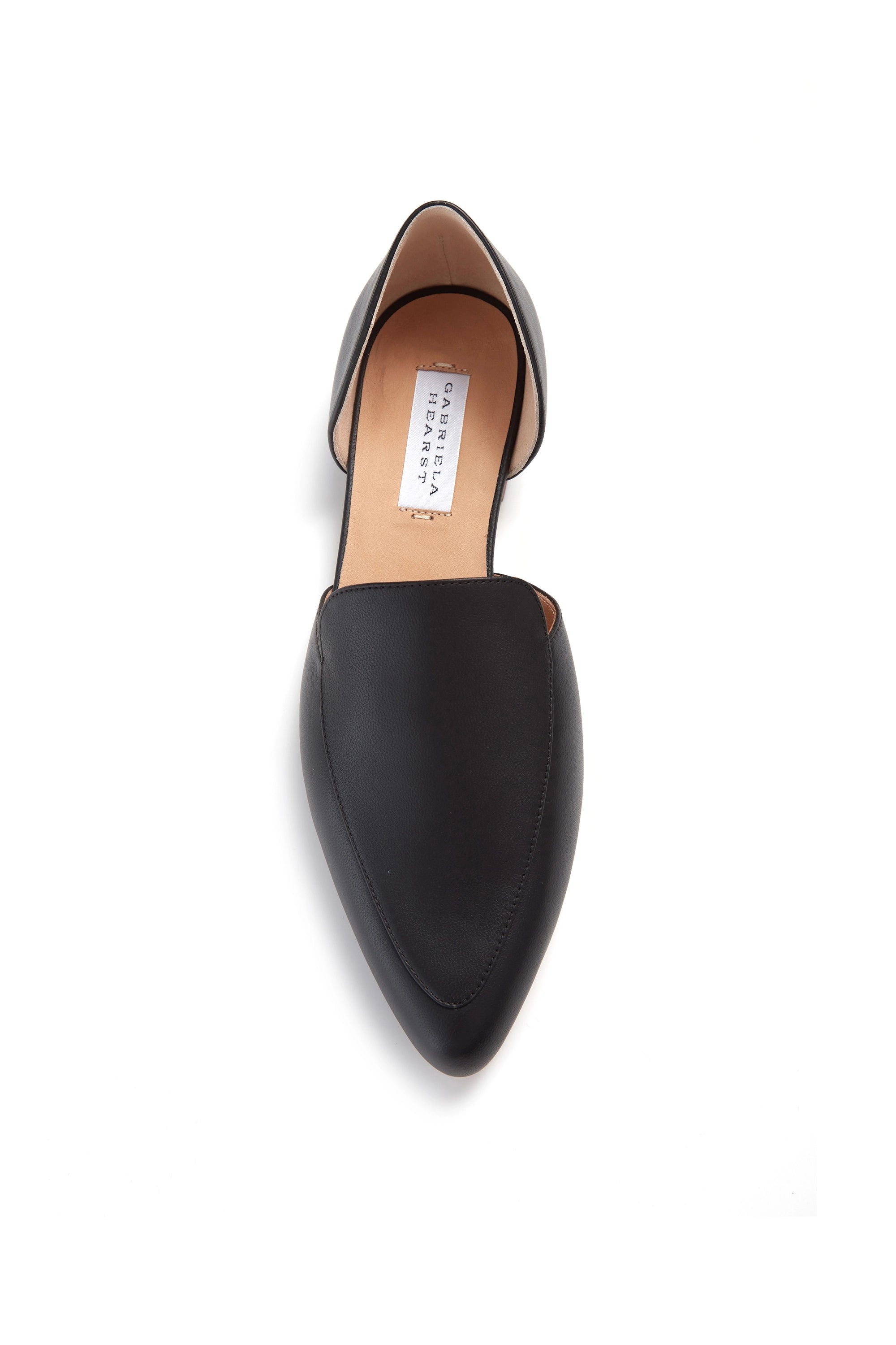 Jax Flat in Black Leather - 5