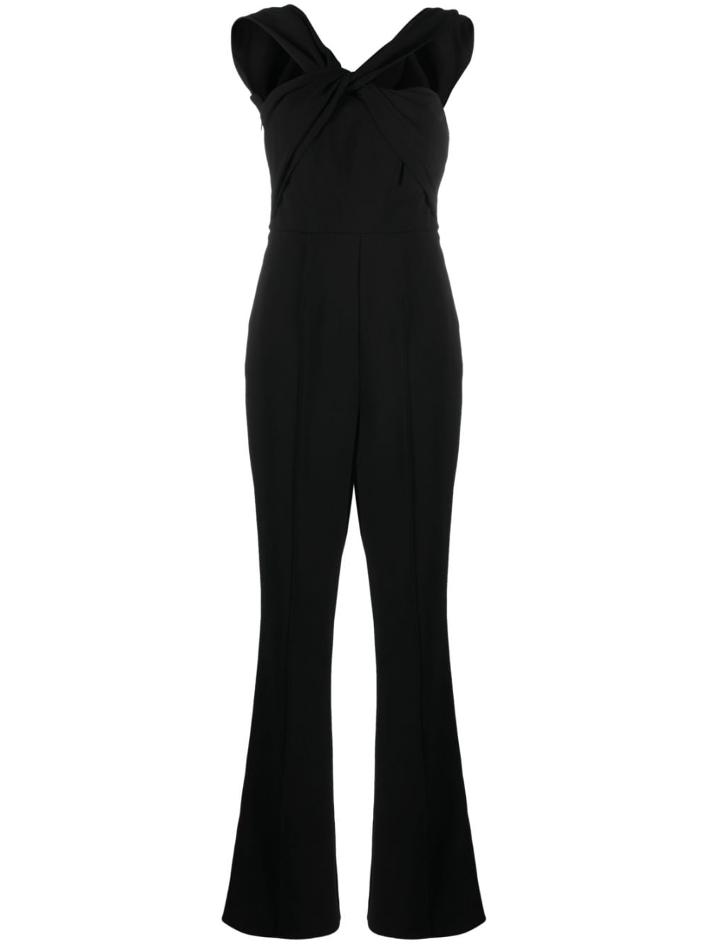 asymmetric sleeveless jumpsuit - 1