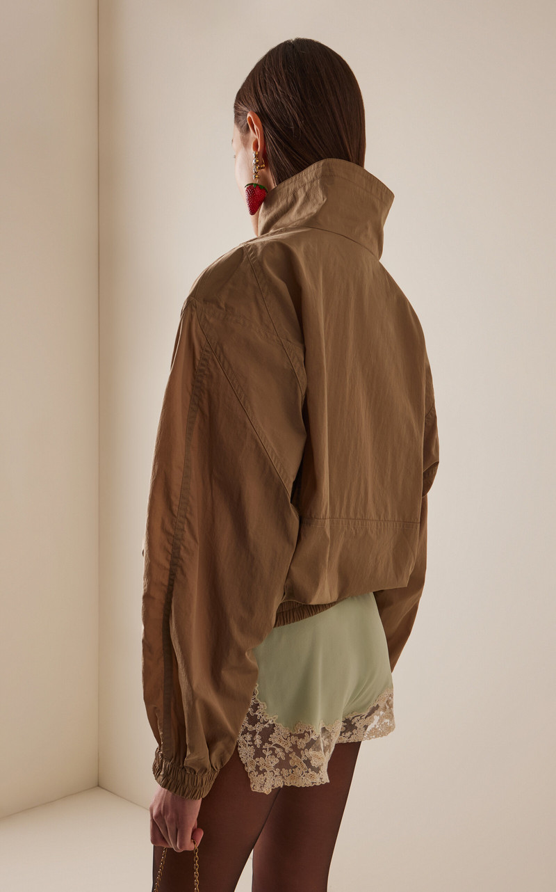 Crinkled Windbreaker brown 4