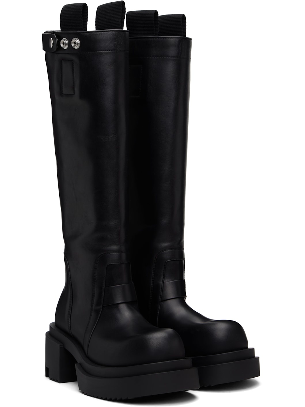 Black Hollywood Pull On Bogun Tall Boots - 4