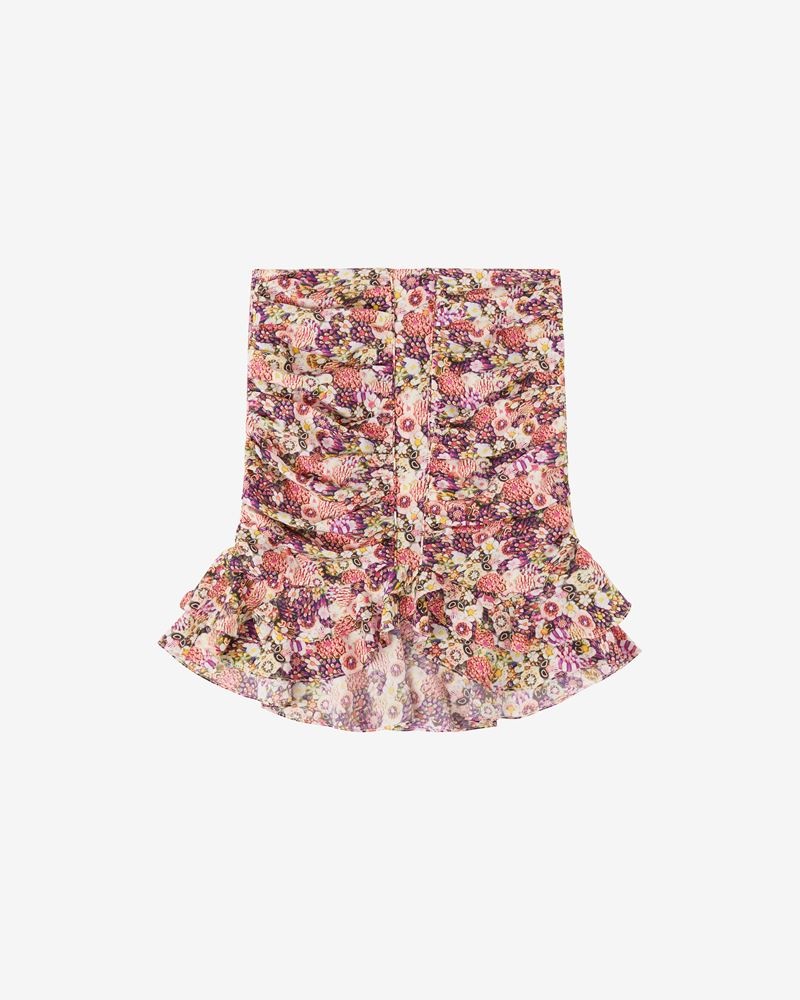 MILENDI FLORAL SKIRT - 1