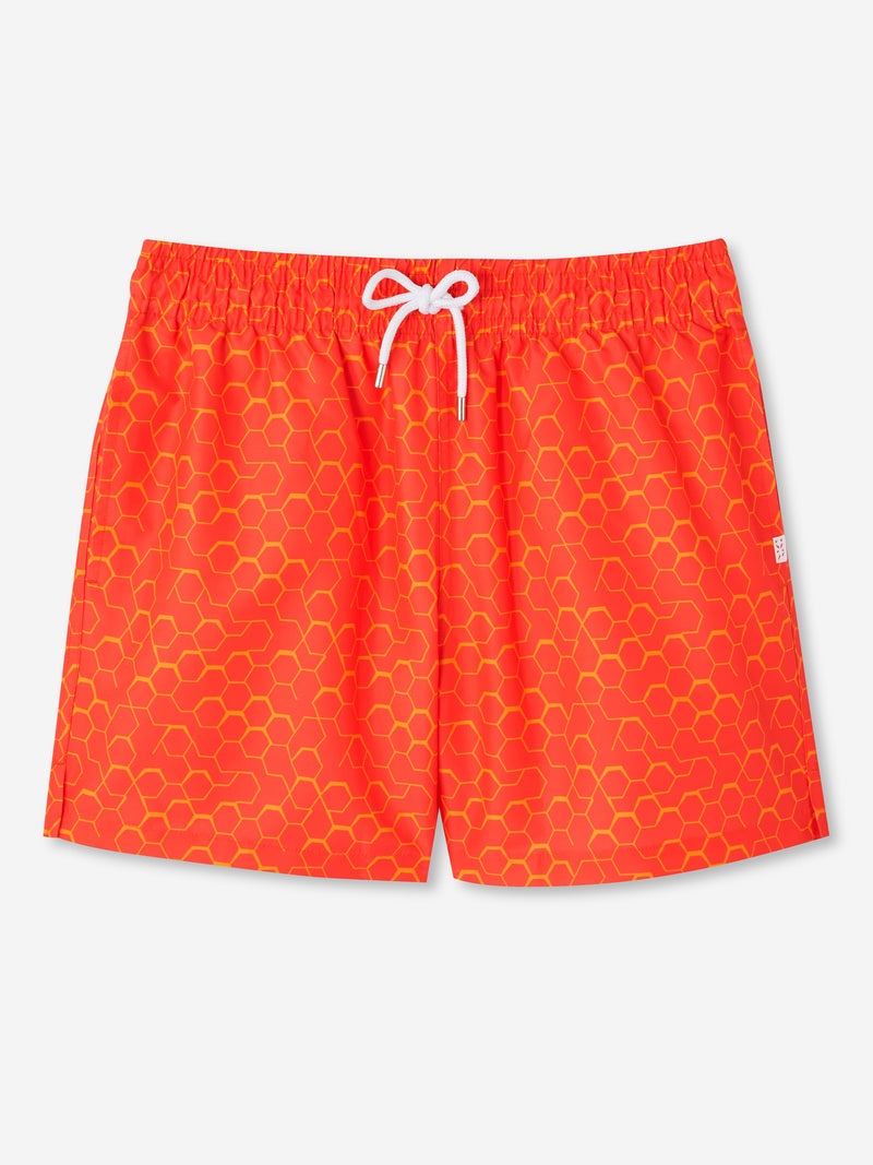 Men's Short Swim Shorts Tropez 12 Red - 1