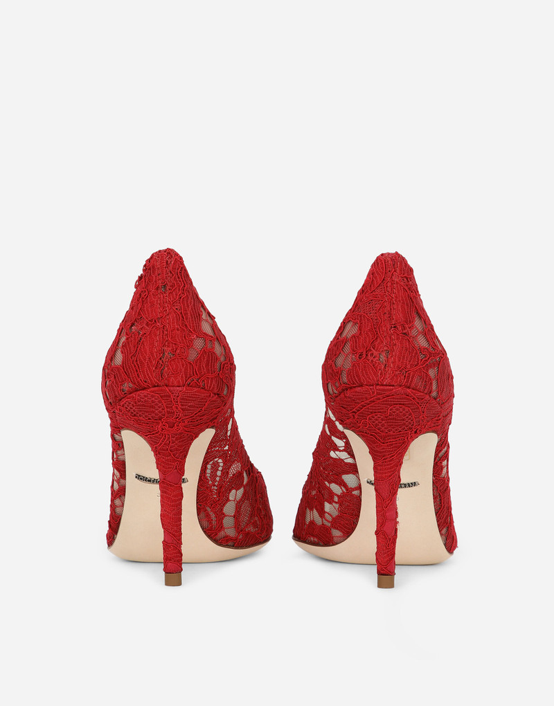 Dolce & Gabbana Pump in Taormina lace with crystals outlook