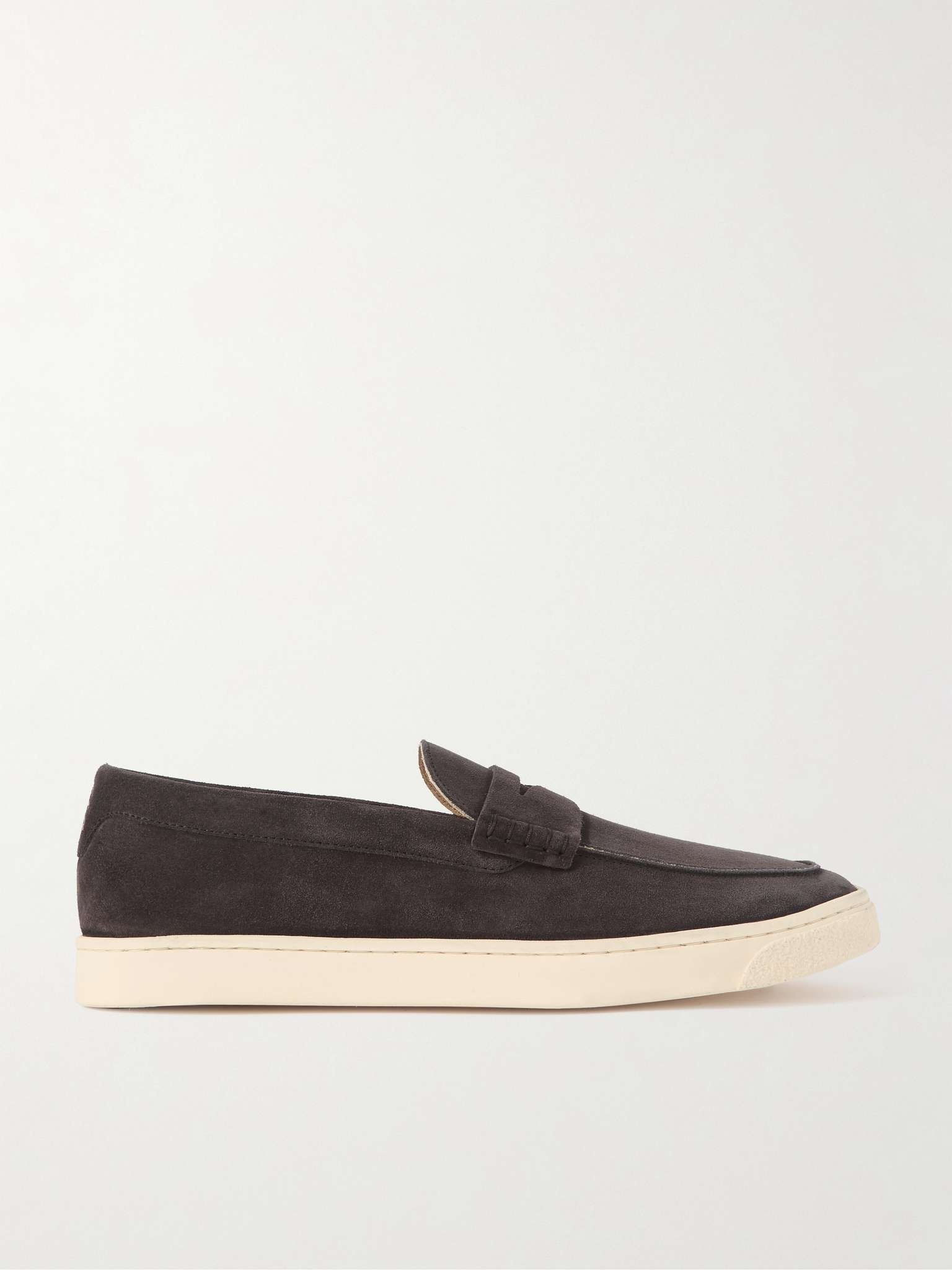 Suede Penny Loafers - 1