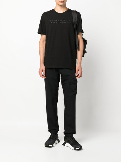 Moncler spliced logo-print T-shirt outlook