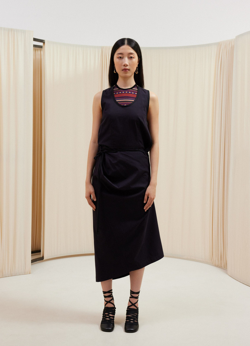 Lemaire SLEEVELESS WRAP DRESS outlook
