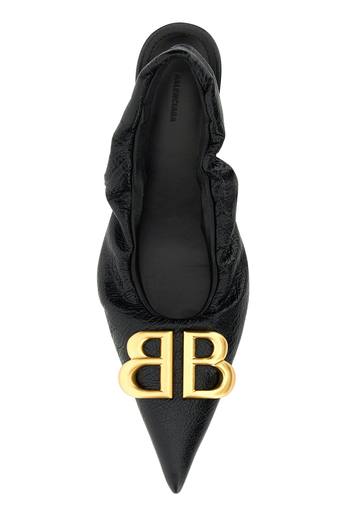 Black leather Monaco pumps - 4